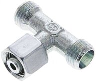 Trójnik hydrauliczny T, gwintowany 8 L (M14x1,5), stal ocynkowana