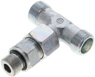 Trójnik hydrauliczny T, nastawny, gwint G 3/8"-12 S (M20x1,5), stal ocynkowana