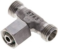 Trójnik hydrauliczny T, gwintowany 8 L (M14x1,5), stal nierdzewna