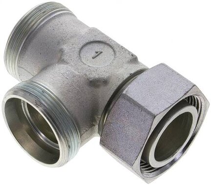 Trójnik hydrauliczny L, nastawny, gwintowany 35 L (M45x2), stal ocynkowana