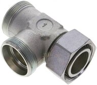 Trójnik hydrauliczny L, nastawny, gwintowany 35 L (M45x2), stal ocynkowana