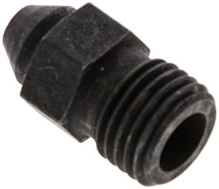 Złączka hydrauliczna prosta, do wspawania, gwintowana 6 S (M14x1,5), stal fosforanowa