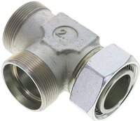 Trójnik hydrauliczny L, nastawny, gwintowany 42 L (M52x2), stal ocynkowana
