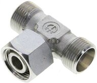 Trójnik hydrauliczny T, gwintowany 15 L (M22x1,5), stal ocynkowana