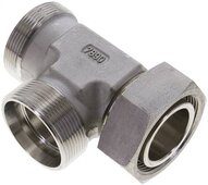 Trójnik hydrauliczny L, nastawny, gwintowany 42 L (M52x2), stal nierdzewna