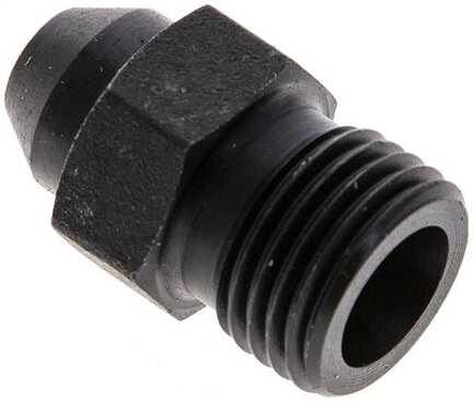 Złączka hydrauliczna prosta, do wspawania, gwintowana 8 S (M16x1,5), stal fosforanowa