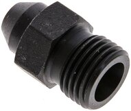 Złączka hydrauliczna prosta, do wspawania, gwintowana 8 S (M16x1,5), stal fosforanowa