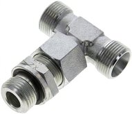 Trójnik hydrauliczny T, nastawny, gwint G 1/2"-15 L (M22x1,5), stal ocynkowana