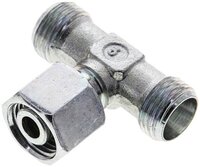 Trójnik hydrauliczny T, nastawny, gwintowany 10 L (M16x1,5), stal ocynkowana