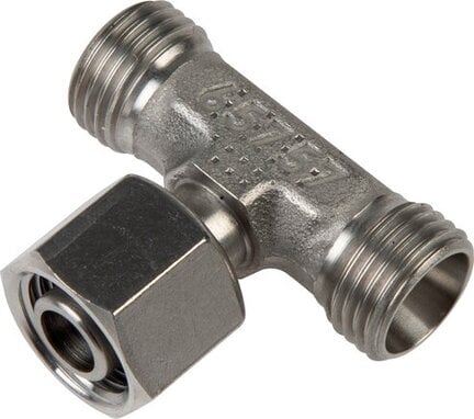 Trójnik hydrauliczny T, nastawny, gwintowany 22 L (M30x2), stal nierdzewna