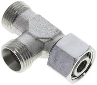 Trójnik hydrauliczny L, nastawny, gwintowany 12 L (M18x1,5), uszczelnienie stożkowe, stal ocynkowana