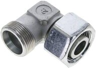 Kolanko hydrauliczne 90 st., nastawne, gwintowane 25 S (M36x2), stal ocynkowana