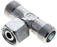 Trójnik hydrauliczny T, nastawny, gwintowany 12 S (M20x1,5), stal ocynkowana