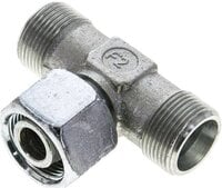 Trójnik hydrauliczny T, nastawny, gwintowany 16 S (M24x1,5), stal ocynkowana