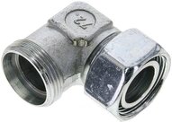 Kolanko hydrauliczne 90 st., nastawne, gwintowane 28 L (M36x2), stal ocynkowana
