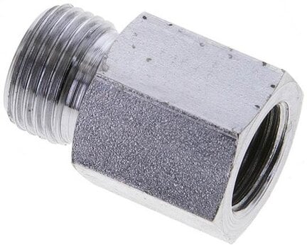 Złączka hydrauliczna prosta, redukcyjna GZ/GW, M 16x1,5-10 S (M18x1,5), stal ocynkowana