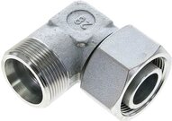 Kolanko hydrauliczne 90 st., nastawne, gwintowane 30 S (M42x2), stal ocynkowana