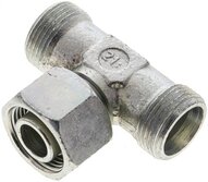 Trójnik hydrauliczny T, nastawny, gwintowany 20 S (M30x2), stal ocynkowana