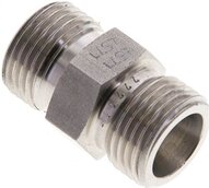 Złączka hydrauliczna prosta, gwintowana 10 S (M18x1,5), stal nierdzewna