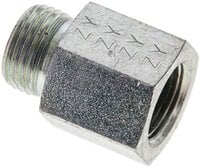 Złączka hydrauliczna prosta, pierścieniowa G 3/8"-12 L (M18x1,5), stal ocynkowana