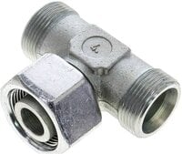 Trójnik hydrauliczny T, nastawny, gwintowany 25 S (M36x2), stal ocynkowana