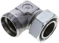 Kolanko hydrauliczne 90 st., nastawne, gwintowane 42 L (M52x2), stal ocynkowana