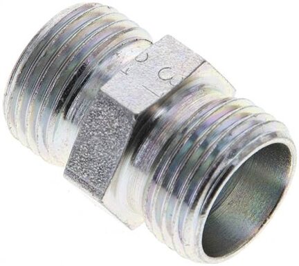 Złączka hydrauliczna prosta, gwintowana 12 L (M18x1,5), stal ocynkowana