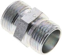 Złączka hydrauliczna prosta, gwintowana 12 L (M18x1,5), stal ocynkowana