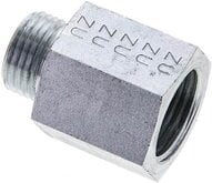 Złączka hydrauliczna prosta, pierścieniowa G 1/2"-12 L (M18x1,5), stal ocynkowana