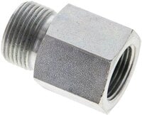 Złączka hydrauliczna prosta, redukcyjna GZ/GW, M 20x1,5-14 S (M22x1,5), stal ocynkowana
