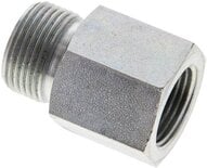 Złączka hydrauliczna prosta, redukcyjna GZ/GW, M 20x1,5-14 S (M22x1,5), stal ocynkowana