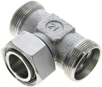 Trójnik hydrauliczny T, nastawny, gwintowany 35 L (M45x2), stal ocynkowana