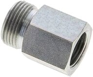 Złączka hydrauliczna prosta, redukcyjna GZ/GW, M 18x1,5-15 L (M22x1,5), stal ocynkowana