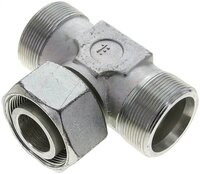 Trójnik hydrauliczny T, nastawny, gwintowany 38 S (M52x2), stal ocynkowana