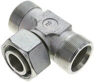 Trójnik hydrauliczny T, nastawny, gwintowany 38 S (M52x2), stal ocynkowana