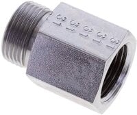 Złączka hydrauliczna prosta, pierścieniowa G 1/2"-15 L (M22x1,5), stal ocynkowana