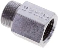 Złączka hydrauliczna prosta, pierścieniowa G 1/2"-15 L (M22x1,5), stal ocynkowana