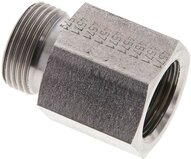 Złączka hydrauliczna prosta, pierścieniowa G 1/2"-15 L (M22x1,5), stal nierdzewna