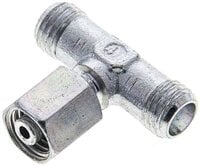 Trójnik hydrauliczny T, nastawny, gwintowany 6 L (M12x1,5), stal ocynkowana
