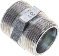 Złączka hydrauliczna prosta, gwintowana 18 L (M26x1,5), stal ocynkowana