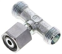 Trójnik hydrauliczny T, nastawny, gwintowany 8 L (M14x1,5), stal ocynkowana