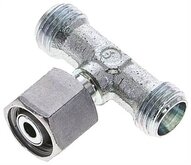 Trójnik hydrauliczny T, nastawny, gwintowany 8 L (M14x1,5), stal ocynkowana