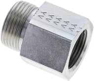 Złączka hydrauliczna prosta, pierścieniowa G 3/4"-20 S (M30x2), stal ocynkowana