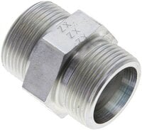 Złączka hydrauliczna prosta, gwintowana 25 S (M36x2), stal ocynkowana