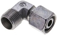 Kolanko hydrauliczne 90 st., nastawne, gwintowane 10 L (M16x1,5), stal ocynkowana