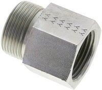 Złączka hydrauliczna prosta, pierścieniowa G 1"-25 S (M36x2), stal ocynkowana