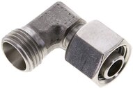 Kolanko hydrauliczne 90 st., nastawne, gwintowane 10 L (M16x1,5), stal nierdzewna