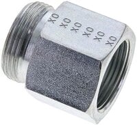 Złączka hydrauliczna prosta, redukcyjna GZ/GW, M 33x2-28 L (M36x2), stal ocynkowana