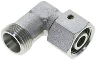 Kolanko hydrauliczne 90 st., nastawne, gwintowane, uszczelnienie stożkowe 12 S (M20x1,5), stal ocynkowana