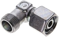Kolanko hydrauliczne 90 st., nastawne, gwintowane 10 S (M18x1,5), stal ocynkowana